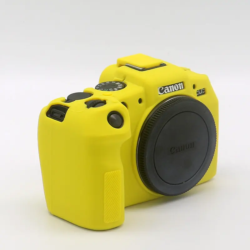 Coque peau en Silicone souple, housse de protection pour appareil photo DSLR, pour Canon EOS R100 R8 R7 R6 R6II R5 R10 R50 R RP 70D 80D 2000D T7-For EOS R7 Rouge- image 82 | Rakuten