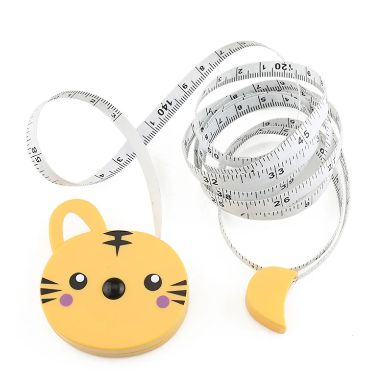 WINTAP 1.5M Tape Measuring Body Tape Ruler Measure For Sewing Tailor Fabric Retractable Cute Cartoon Shape Measurements Tool loggers tape measure