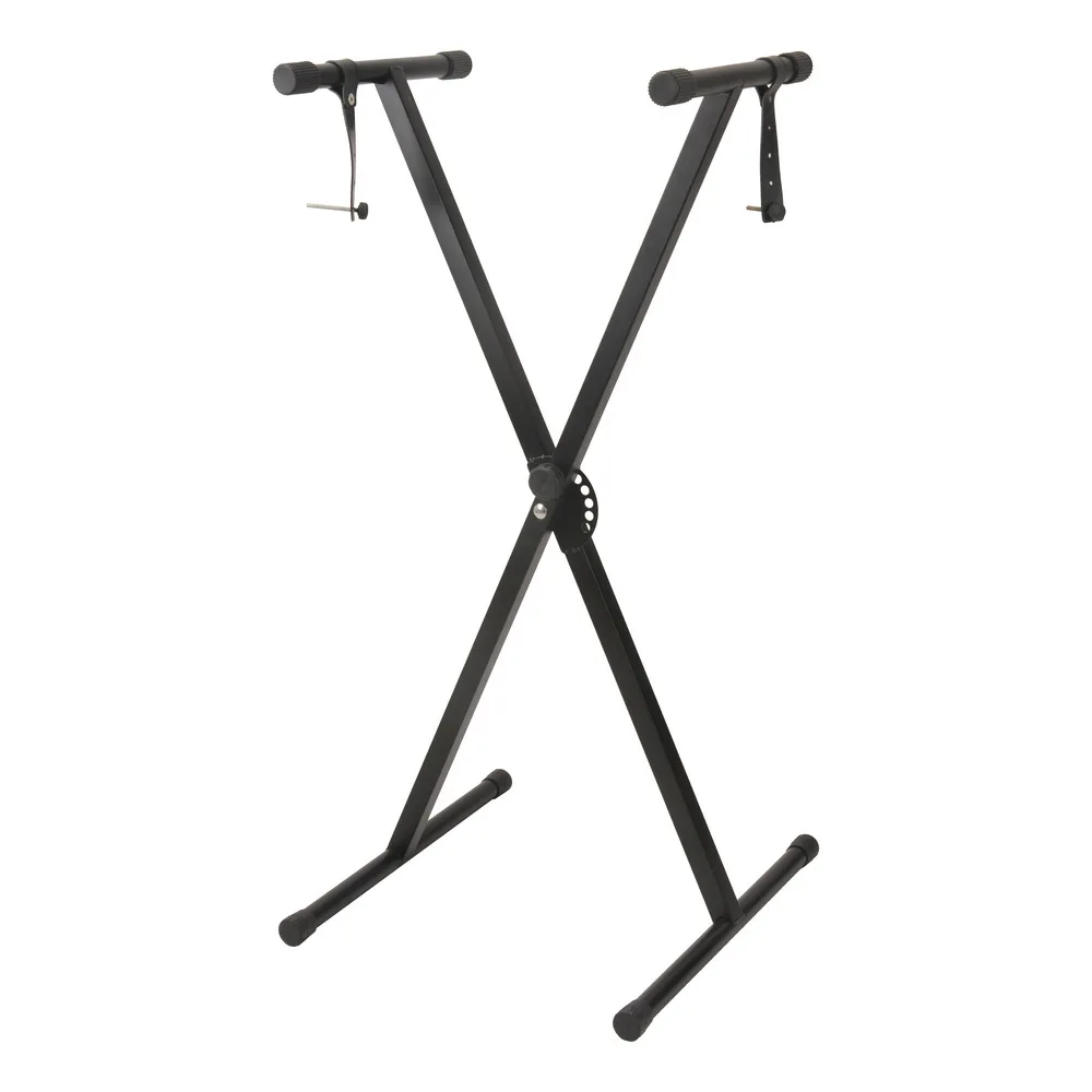 

X Type Universal Single Tube Keyboard Shelf Adjustable Foldable X Type Electric Piano Rack Double-Tube Musical Instrument Stand