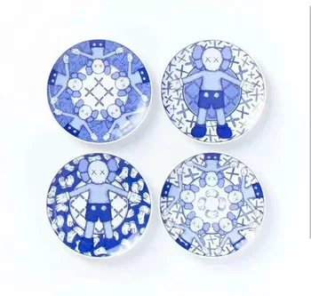 

Creative Printing Anime Figure Bear Brick Action Figure Holiday Korea Hong Kong Edition PVC Doll Collectible Models Toys