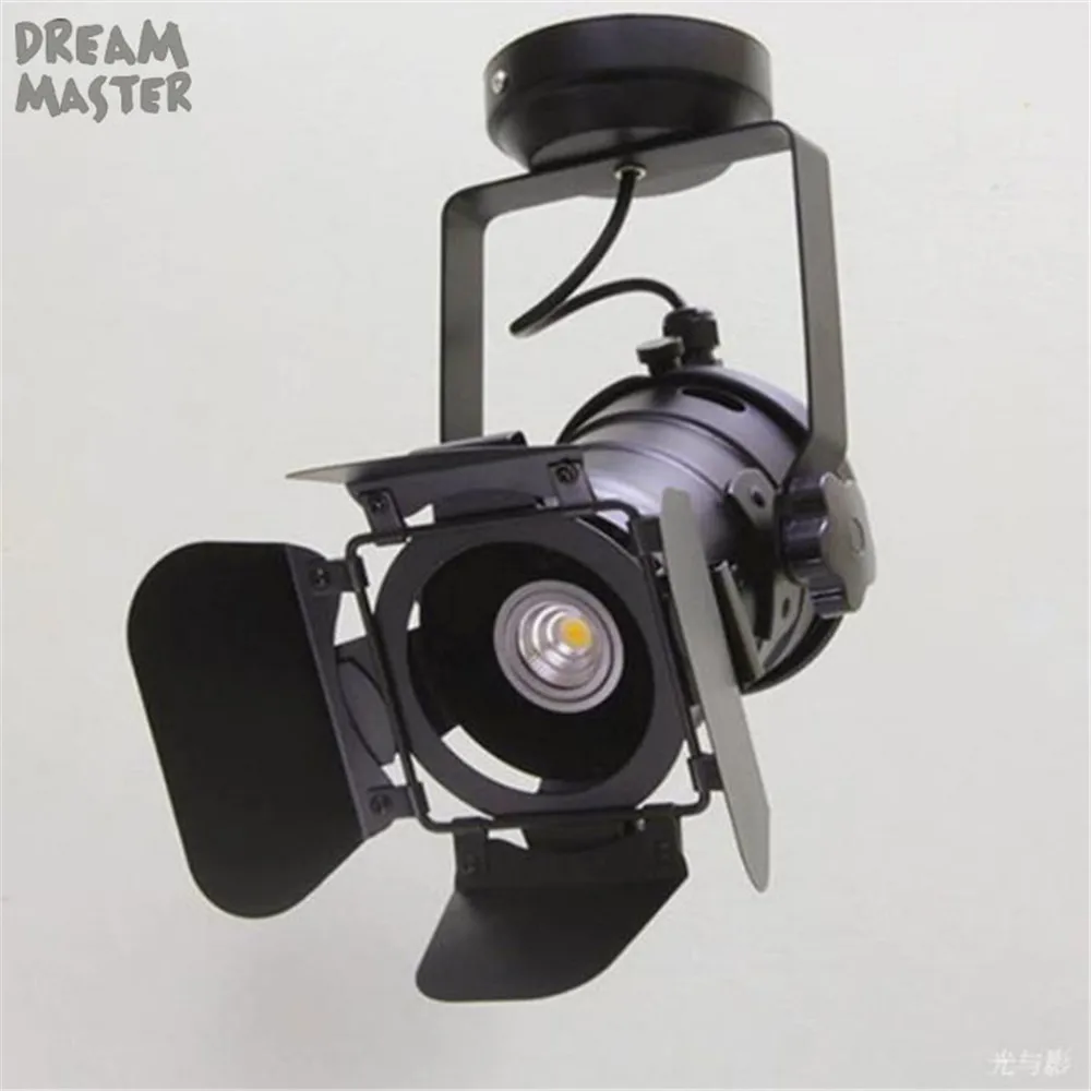 Промышленный затемнения светодиодный потолочный светильник s 5 Вт Театр с 4 лист двери Винтаж светодиодные