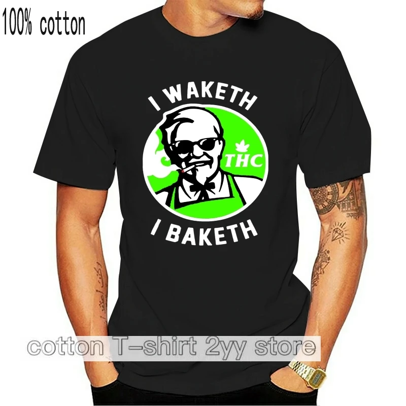 Men T Shirt I Waketh Baketh -THC Women t-shirt | Мужская одежда