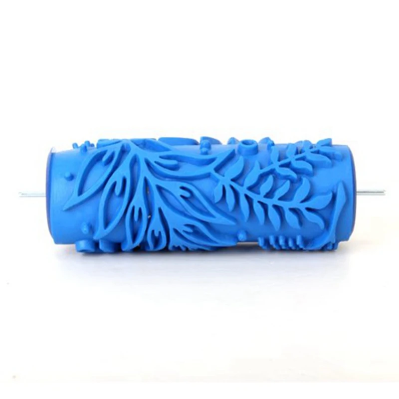 2 Pcs 15Cm Paint Roller: 1 Pcs Empaistic Decoration Wall Paint Rollers Increased Pattern Flowers for Decoration Machine& 1 Pcs