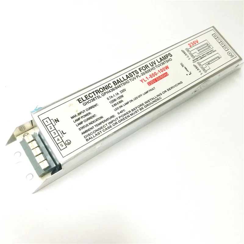AC230V UV 100W лампа для очистки отработанных газов бактерицидная электронный
