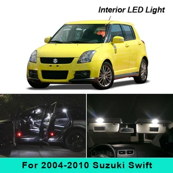 

8X Canbus White Car Interior LED Light Bulb Kit For 2004-2010 Suzuki Swift Dome Trunk License Plate Lights