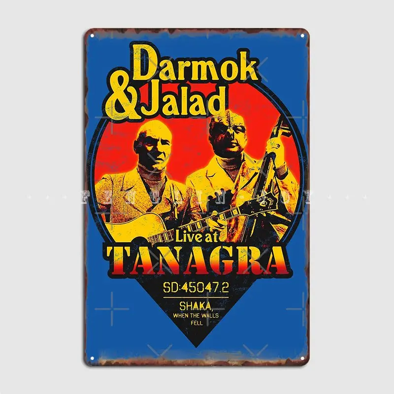 

Darmok And Jalad At Tanagra Poster Metal Plaque Wall Cave Cave Pub Vintage Plaques Tin Sign Poster