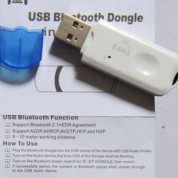 Bluetooth USB стерео домашний автомобильный беспроводной аудио музыкальный динамик приемник адаптер