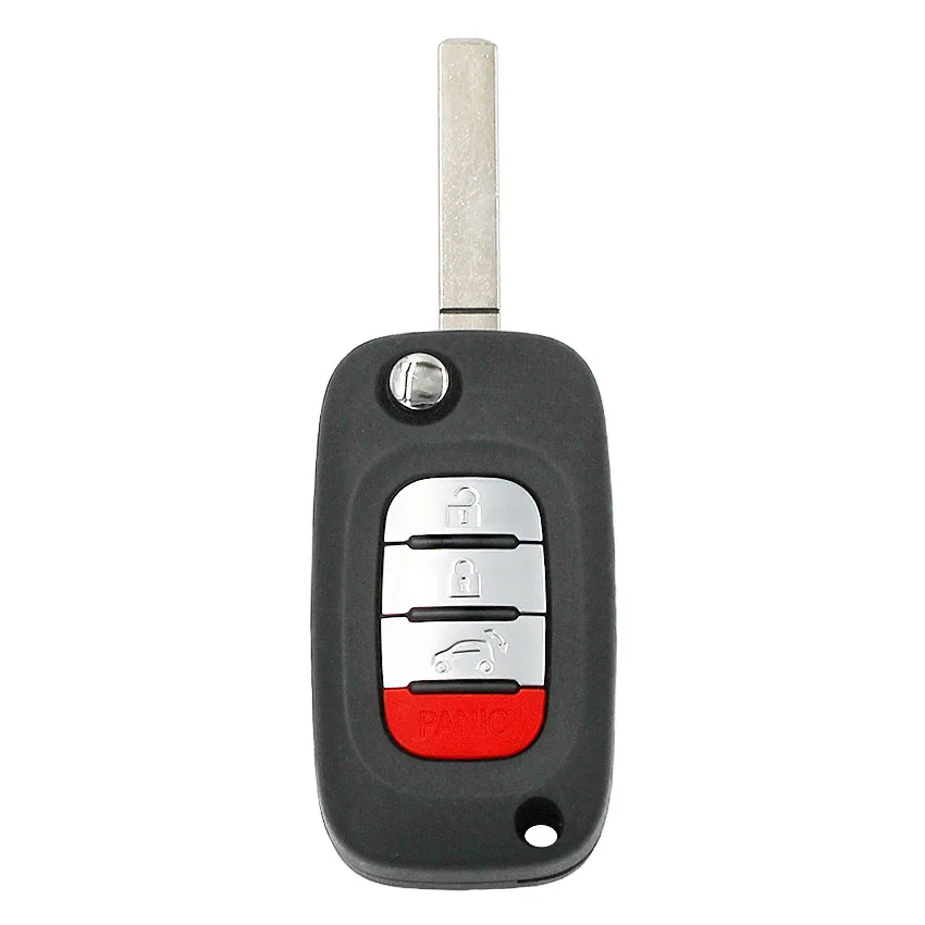 OEM 3 кнопки 4 кнопки флип дистанционный ключ 433 МГц с чипом 4A PCF7941M для Benz Smart Fortwo 453 Forfour - Количество кнопок: 4 Кнопки