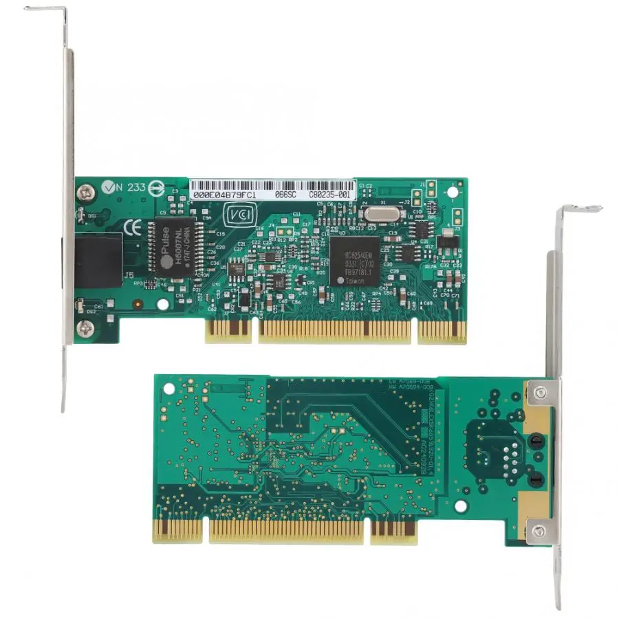 PCI-E Gigabit для Intel82540 чип сетевая карта 1000M совместима с настольным компьютером RTL8169 гигабитная сетевая карта