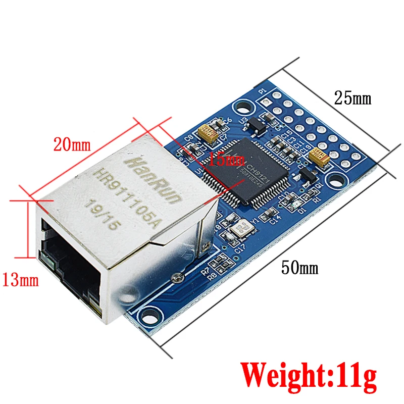 Чип CH9121 сетевой модуль UART последовательный порт для Ethernet модуль последовательный сервер сетевой модуль TCP/IP 51/STM32 3,3 В 5 В