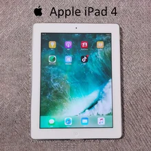 Original Apple iPad 4 90% New 9.7" Retina Touchscreen 16gb/32/64 GB iOS 10 Wi-Fi Black and Sliver table