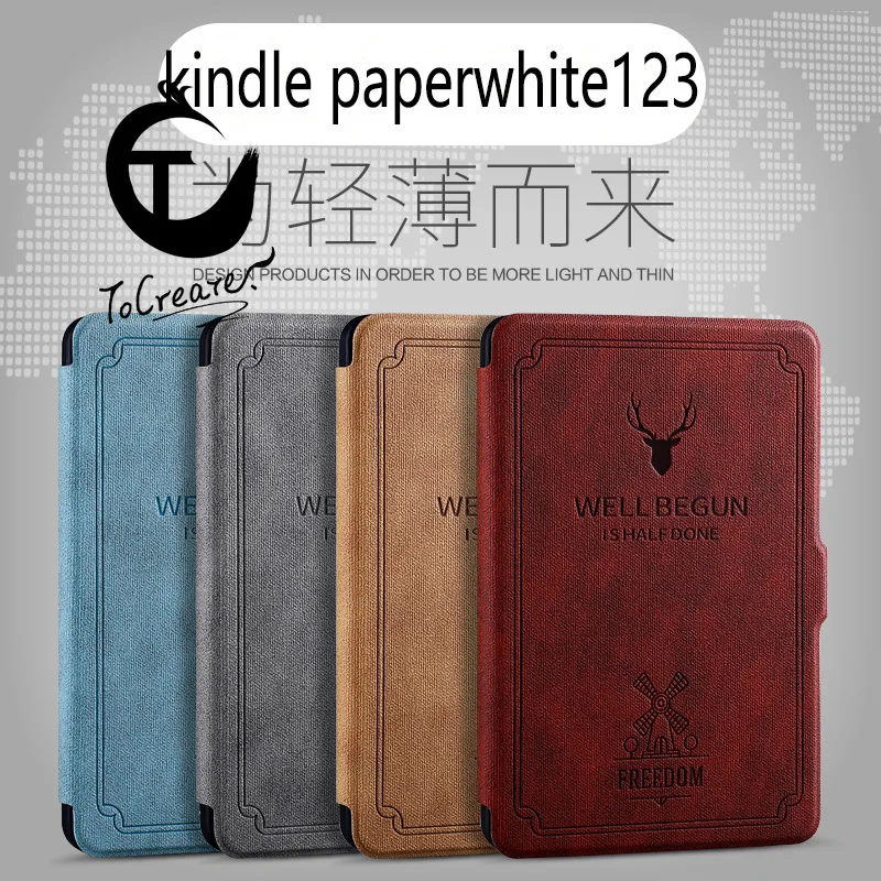 

Kindle paperwhite KPW4 Protective Case Drop resistance Shockproof High Technology Thin Shell Auto Open Close Hot New Style Japan