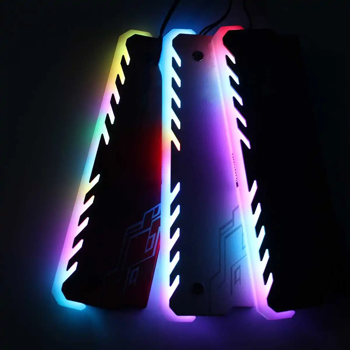 Алюминий сплава для теплоотвод ОЗУ охлаждения основа RGB 265 светильник с эффектом памяти Coolingi радиатор свечения Desktop памяти охлаждения жилет