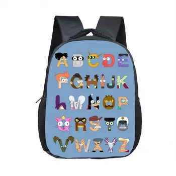 

Fashion Alphabet Print Children's School Bag, Teen Girl Large Capacity Toddler Backpack, Elementary School Backpack, Mochila