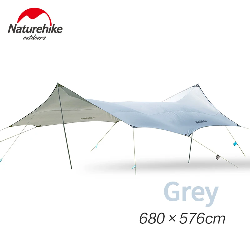 Палатка Naturehike туристическая на 8 10 человек супер большой тент от солнца защита
