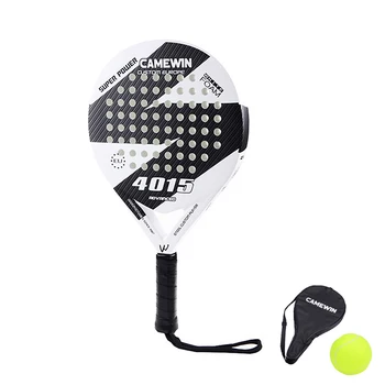 

Carbon Fiber Padel Tennis Racket Men Women New Popular Sport Soft Face Tennis Paddle Racquet with Paddle Bag Cover and Ball