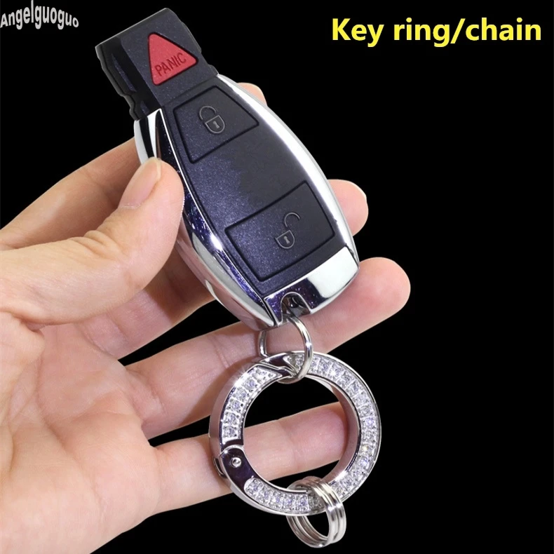 Luxury Fashion Keychain For Mercedes Benz C E S A B class W204 W205 W212 3 GLA GLK CLA CLS etc Car Key Rings Chain Gift Styling