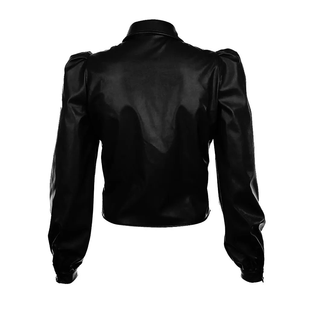 Roupas Femininas, новинка, Женские винтажные топы на осень и зиму, одноцветные Топы с длинным рукавом и пуговицами, женские блузки