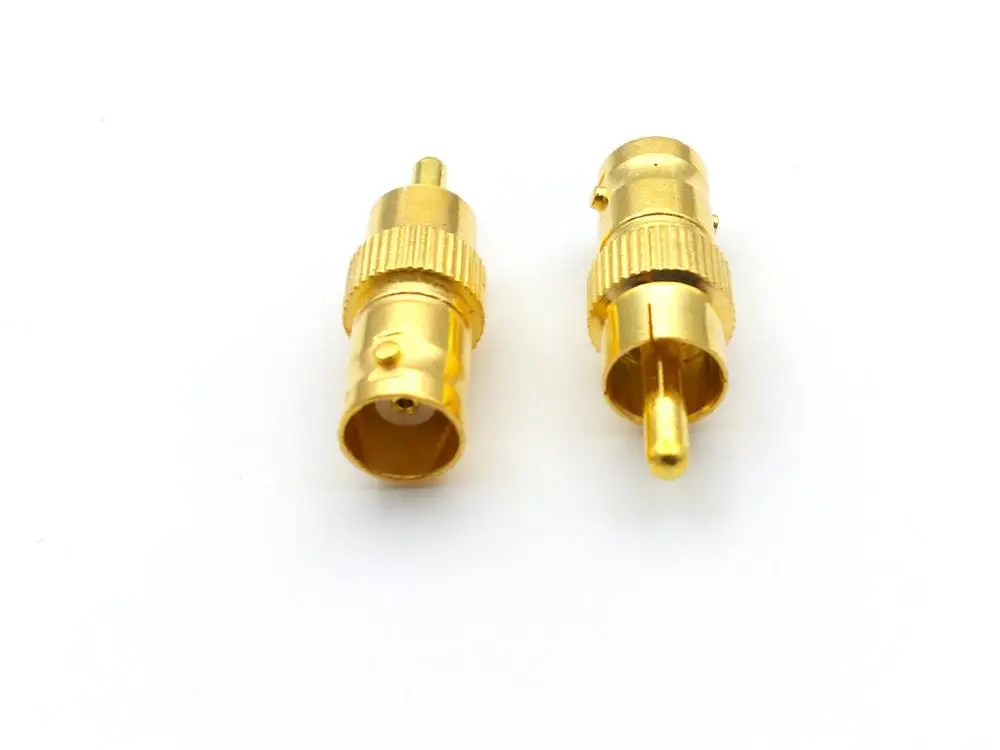Позолоченный штекер BNC Female RCA 6 шт. адаптер Phono для DVR CCTV видеокамеры|cctv camera adapter|female