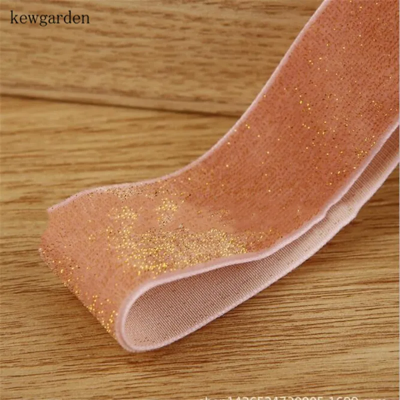 dark orange Kewgarden яркие флокированные блестящие бархатные ленты " 25 мм вручную изготовленная лента DIY бант в качестве аксессуара атласная тканевая лента для упаковки 10 ярдов - Цвет: dark orange