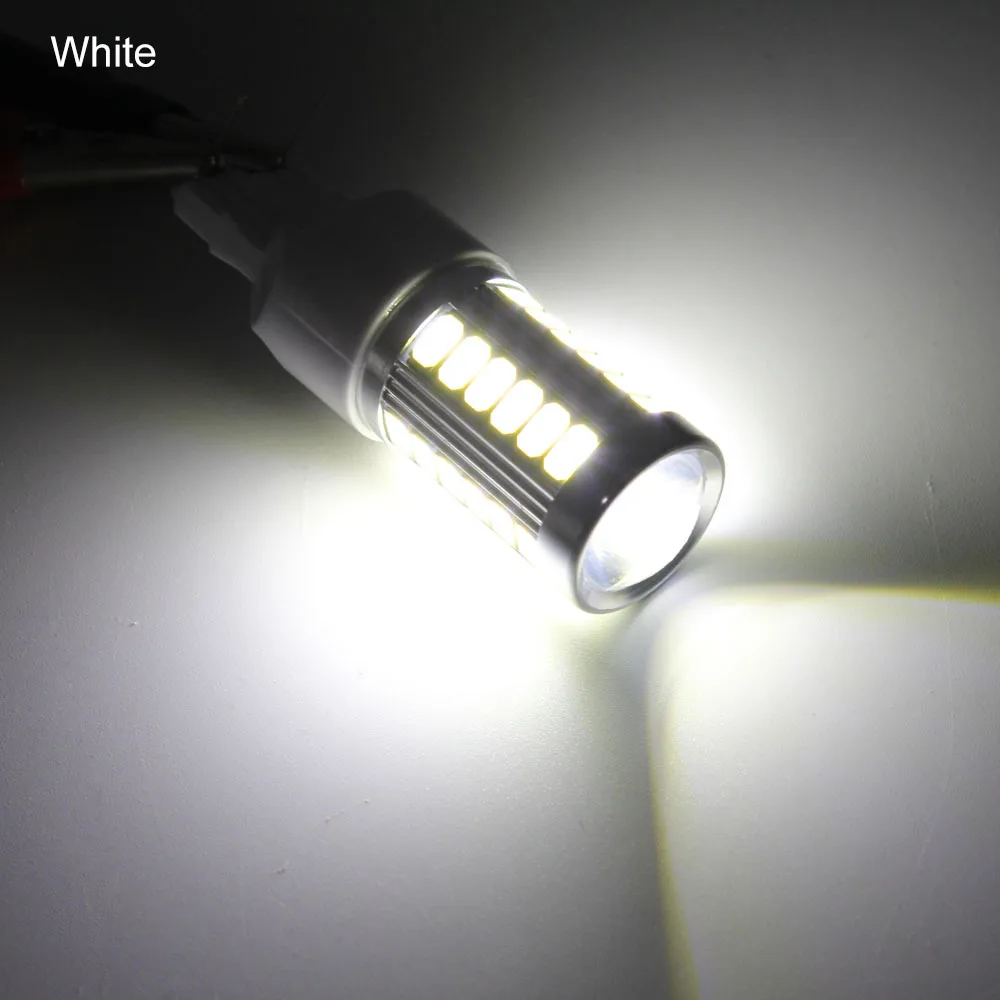 Автомобильный светодиодный фонарь заднего хода T20 7440 7443 5630 5730 33smd тормозные огни поворотные огни