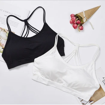 

Telige Sport Bras For Women Push Up Lingerie Seamless Bra Wire Free Bralette Beauty back Intimates Female Underwear + Gift