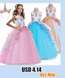 3-10 Year Fancy Baby Girls Dress New Year Party Evening Gowns Elegant Princess Dress Ball Gowns Wedding Kids Dresses For Girls