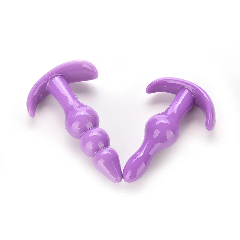 1pc Soft Silicone Anal Dildo Butt Plug Prostate Massager Adult Gay Products Beads Erotic Sex Toys for Men Women | Красота и здоровье