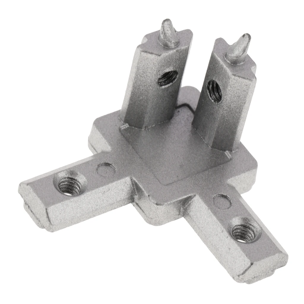 Aluminum T-slot Profile L 3 Way 90 Deg Inside Corner Connector Joint 2020 EU