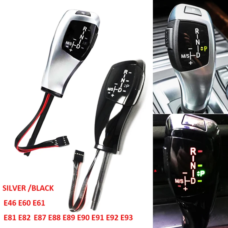  Modified Led Gear Shift Knob Shifter Lever for BMW E46 E60 E61 E81 E82 E87 E88 E89 E90 E91 E92 E93 - 4000030038162