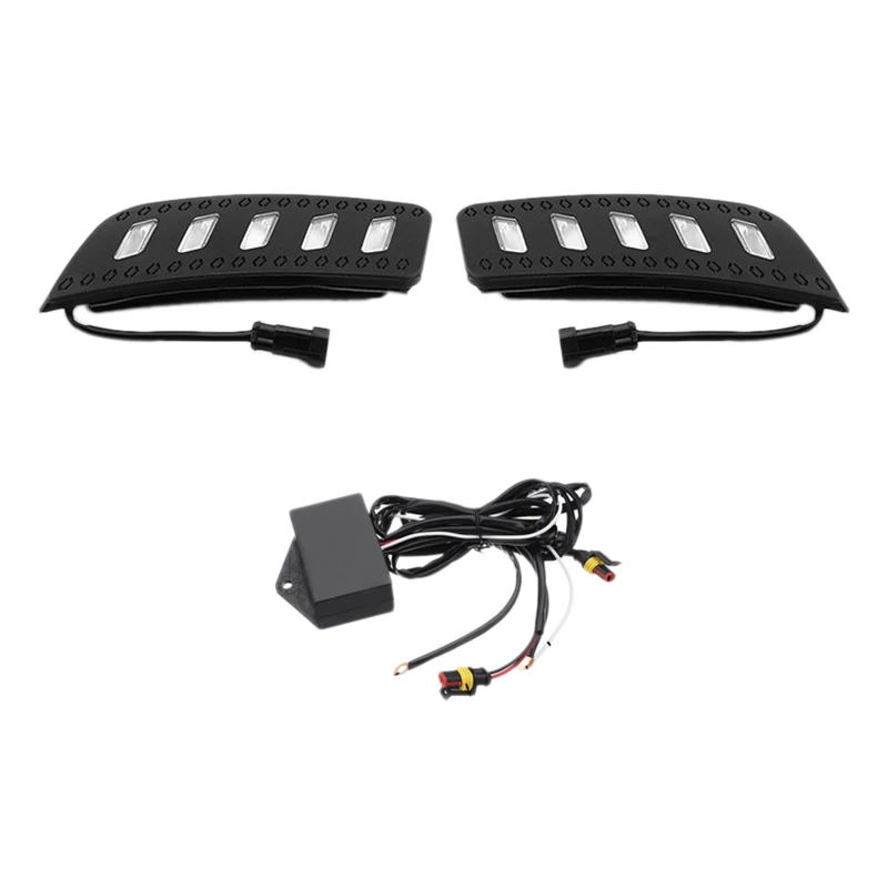 Car Waterproof Led Drl Daytime Running Lights Daylight Fog Lights for Ford Ranger Px1 T6 Mk1 2011 2012 2013