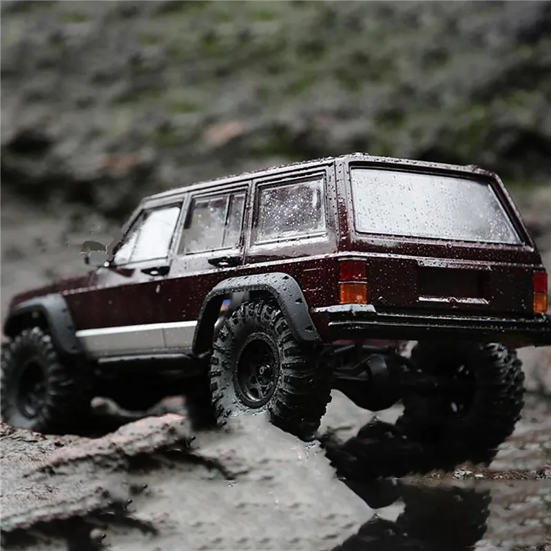 1/10 RC автомобиль Корпус Комплект оболочки для Jeep Cherokee XJ жесткого тела(313 мм) w/ металлическая эмблема набор( версия) RC Автомобиль Аксессуары в комплекте