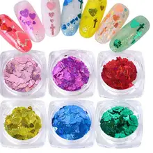 Nails Art Dip порошок для ногтей Блеск для ногтей голографический лак для маникюра сухой хромированный пигмент погружающийся порошок XW600