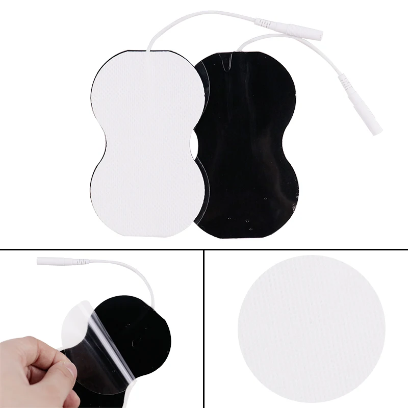 

10P Relaxation Massager Electric Muscle Stimulator Acupuncture Reusable Tens Adhesive Electrodes Self-adhesive Massage Pad Patch