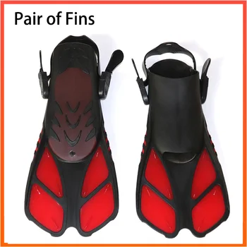 

2019 Swimming Fins Diving Flipper with Adjustable Heel Short Scuba Snorkeling Shoes Diving for Diving Water Sports