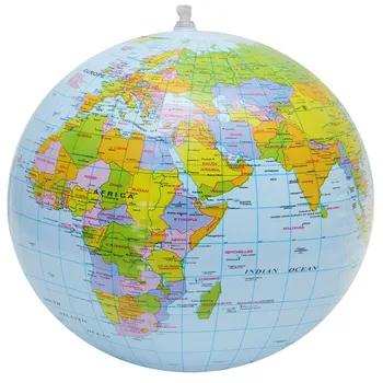 

Large 30cm Inflatable World Earth Globe Atlas Map Geography Beach Ball Toy party