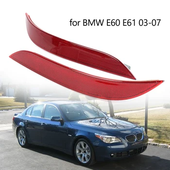 

Plastic Rear Bumper Reflectors Auto External Protection Accessories for BMW 5 Series E60 E61 03-07 63146915039 63146915040