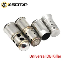 ZSDTRP Универсальный 51 мм 60 мм выхлопной дБ убийца катализатор глушитель для akrapovic Yoshimura мотоцикл глушитель внедорожный ATV
