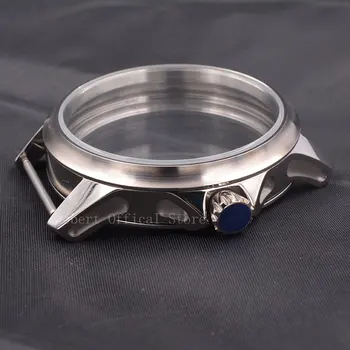 

Watch Sterile Case 45mm Corgeut 316L stainless steel Fit ETA 6497 6498 ST36 Hand Winding Movement mens mechanical wristwatches