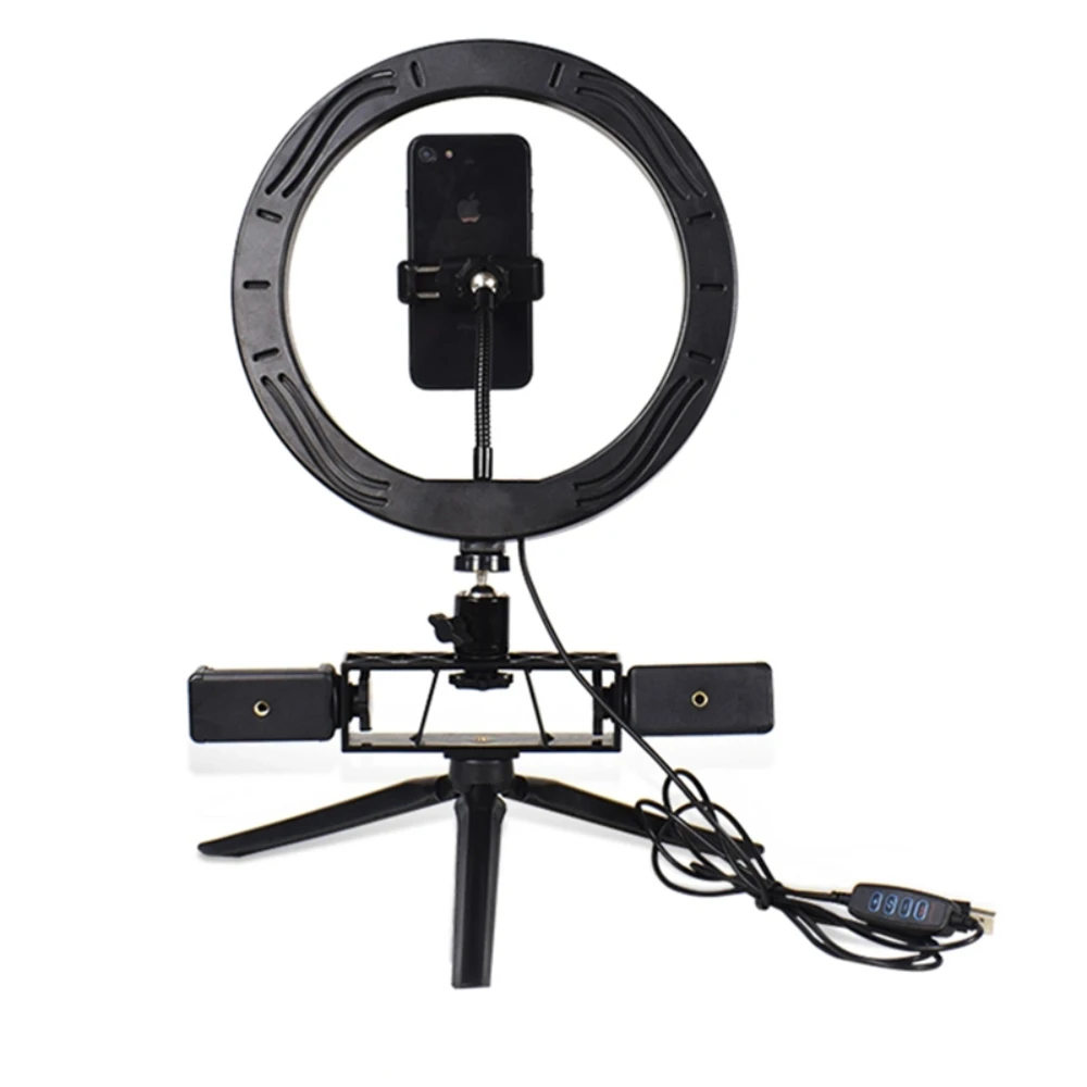 1 three phone holder selfie light