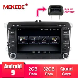 Android 4.4.4 автомобильный DVD GPS навигации 1024*600 4 ядра для Фольксваген Skoda поло Golf 5 6 Passat Jetta tiguan Touran caddy