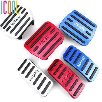 

Car Accelerator Gas Brake Pedals Foot Rest Pedal 3Pcs for Skoda Kodiaq GT 2016 - 2020 Styling Accessories