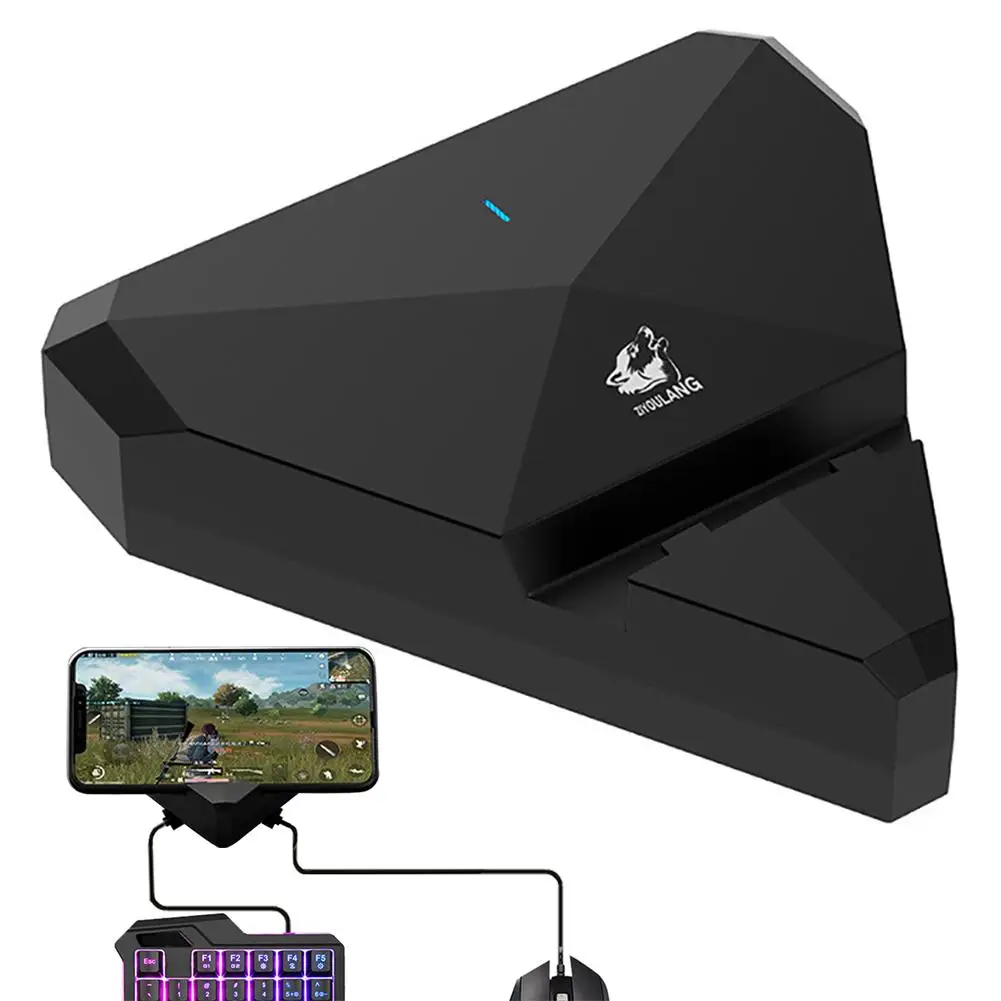  New PUBG Mobile Gamepad Controller Gaming Keyboard Mouse Converter For Android ios Phone IPAD Bluet