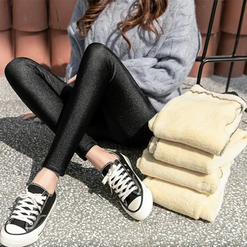 

Winter Increase Down Thickening High Waist Keep Warm Cotton-padded Trousers