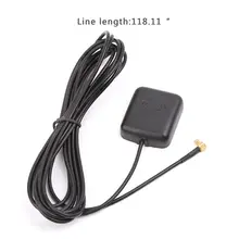 Car GPS Antenna Receiver With 3.5mm MCX Right Angle Connector Navigator Aerial 3M