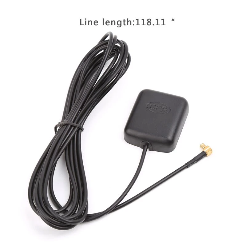 Car GPS Antenna Receiver With 3.5mm MCX Right Angle Connector Navigator