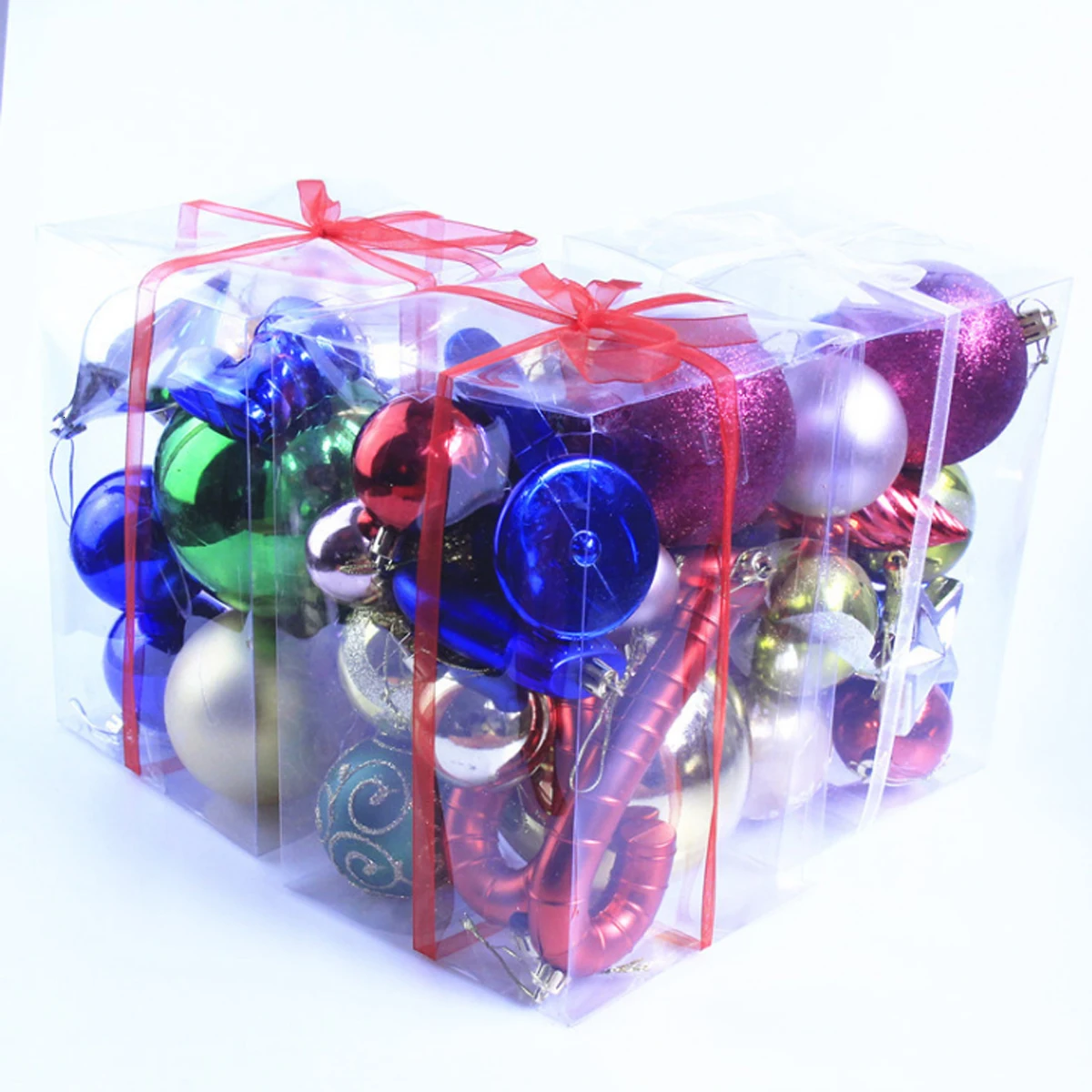 Мути-цвета Рождественская елка шар Елочная игрушка навесная домашняя вечерние декоративное украшение для елки