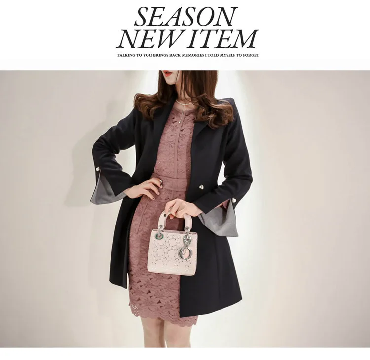 Qiqi&queen Elegant Lace Pencil Dress Women Spring 3/4 Sleeve Waist Sheath Bodycon Dresses Work Wear OL Business Vestidos