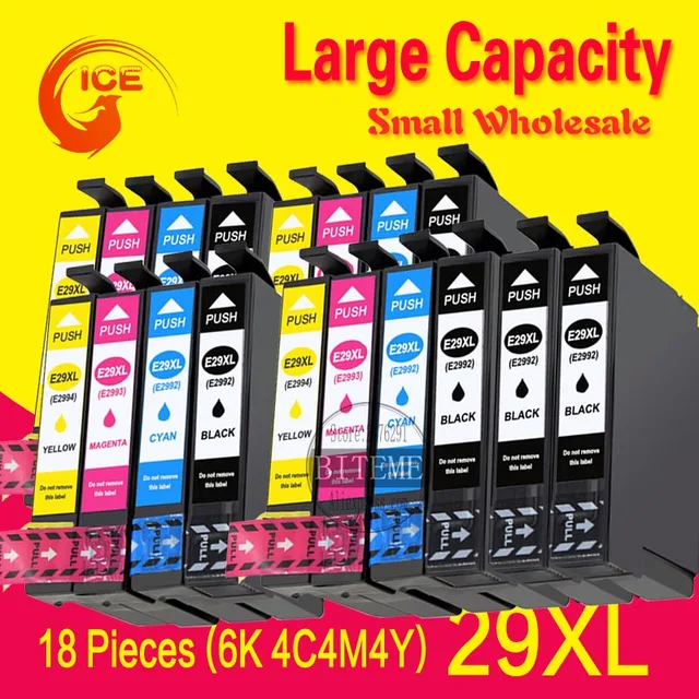 Para Epson XP 355 XP355 Compatible con tinta de impresora cartucho 29  T2991|Cartuchos de tinta| - AliExpress