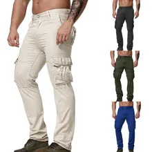 Красивые брюки для мужчин, уличная одежда, осенние брюки для бега размера плюс, Брюки с карманами, брюки в стиле милитари, Pantalones Hombre
